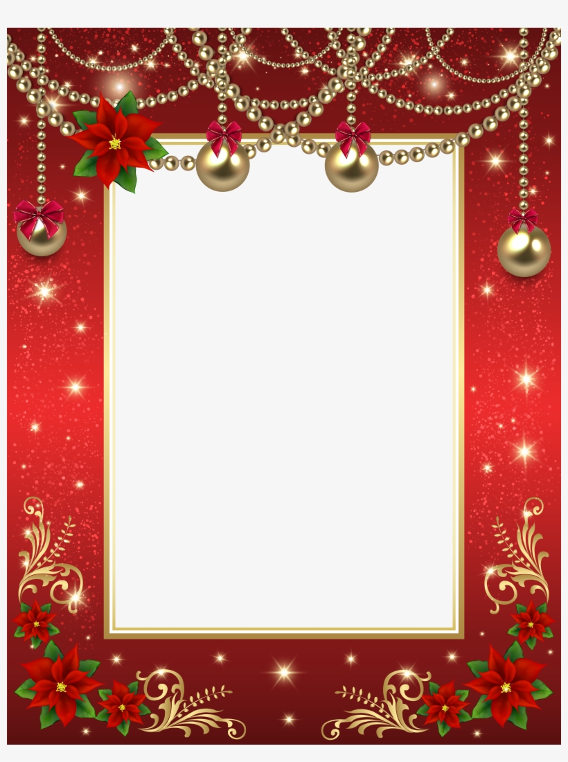 Christmas Border, Christmas Frames, Christmas Paper, - Photograph, transparent png