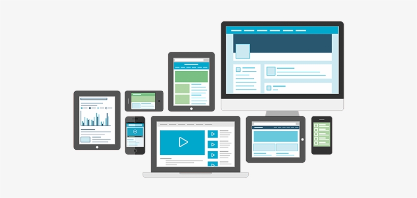 Using The Latest Design, Content Management And E-commerce - Responsive Ecommerce Image Banner, transparent png