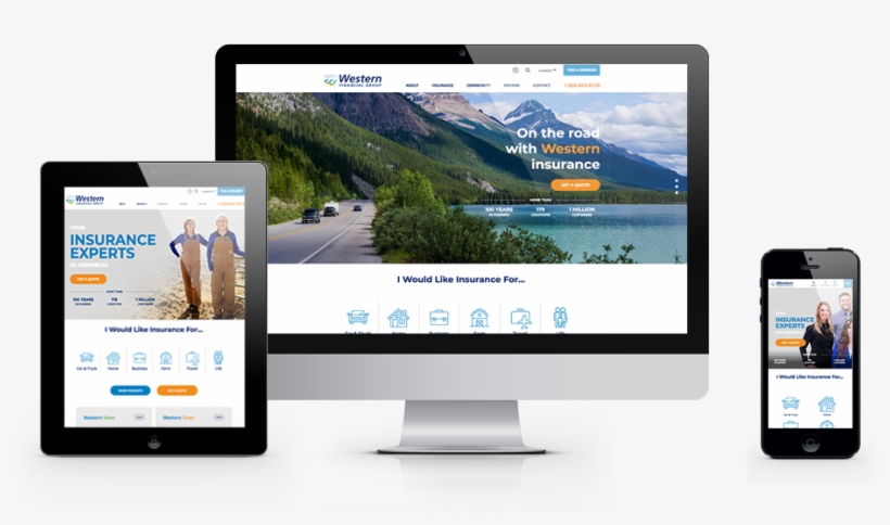 Western Financial Responsive Web Design Morad - Opencart, transparent png