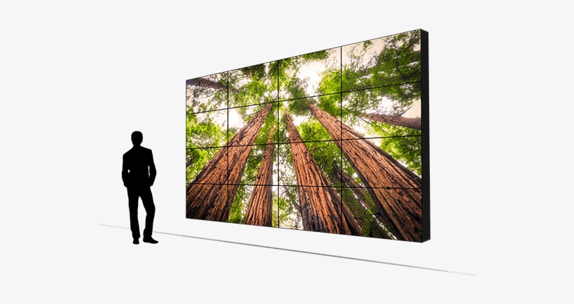 Lcd Video Walls - Liquid-crystal Display, transparent png