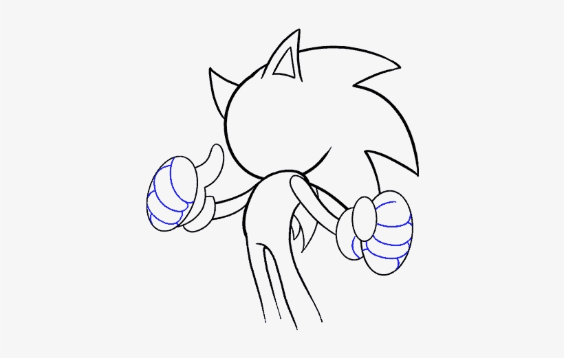 Drawn Hedgehog Ball Drawing - Drawing, transparent png