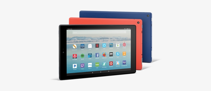 Fire Hd 10 With Alexa Hands-free - Fintie Folio Case For Amazon Fire Hd 10 Tablet (7th, transparent png