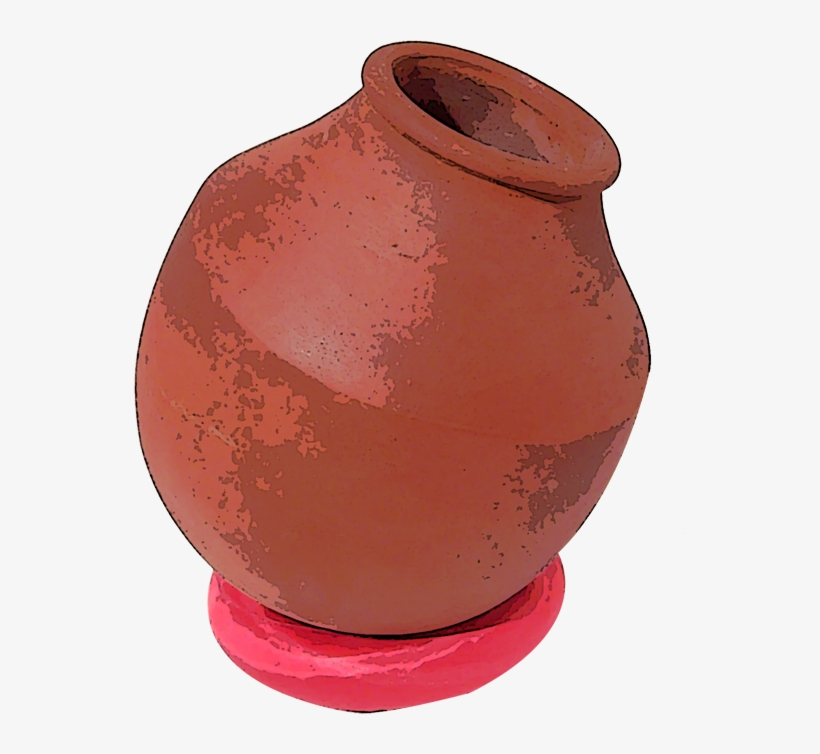 Earthen Water Pot - Earthenware, transparent png