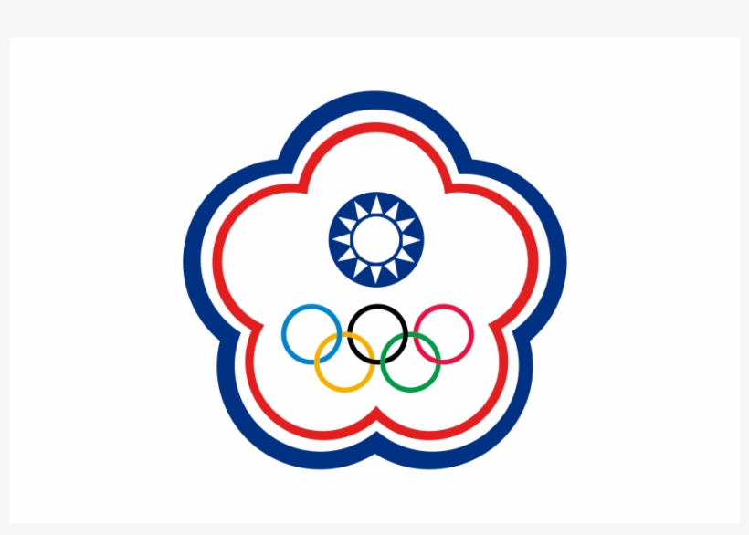 Chinese Taipei - Taiwan Olympic Flag, transparent png