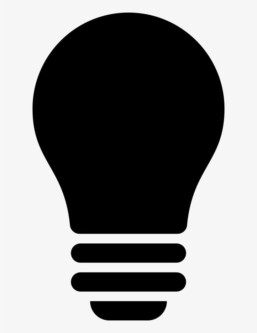 Black Light Bulb Comments - Bulb Svg, transparent png