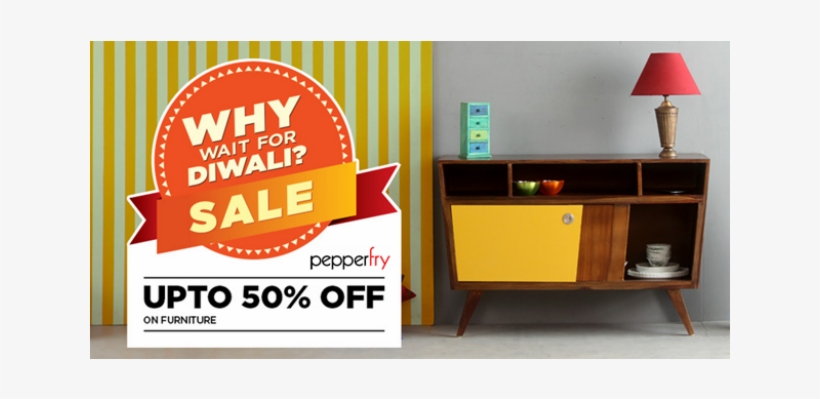 Upto 50% Discount Offer On Furniture - Pepperfry, transparent png