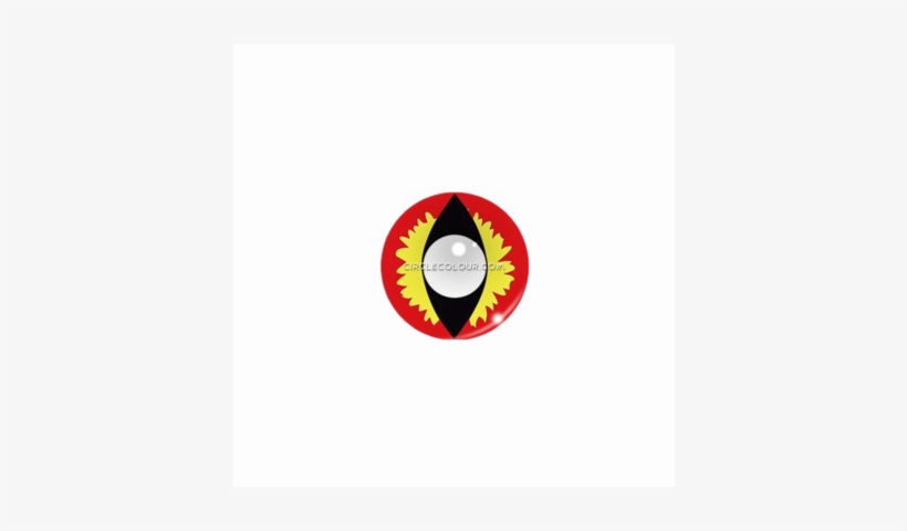 Cat's Eye Red Yellow Dragon Cosplay Colored Contact - Sharingan, transparent png