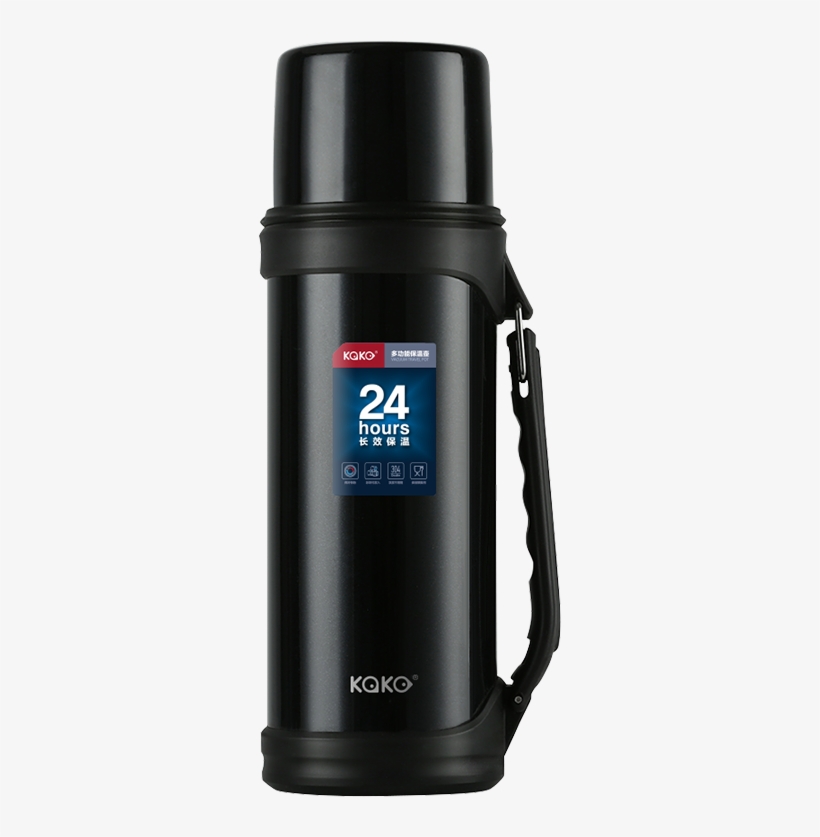 保温 Insulation Pot Outdoor Large Capacity Thermos Thermos - Water Bottle, transparent png