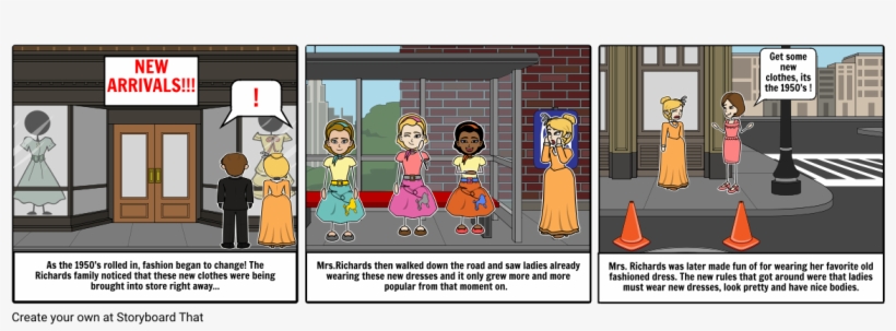 1950's Fashion - Cartoon, transparent png