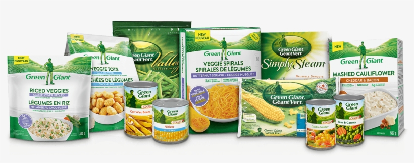 Green Giant Canada Our Products Png Spiral Green Giant - Green Giant Valley Selections Green Beans, transparent png
