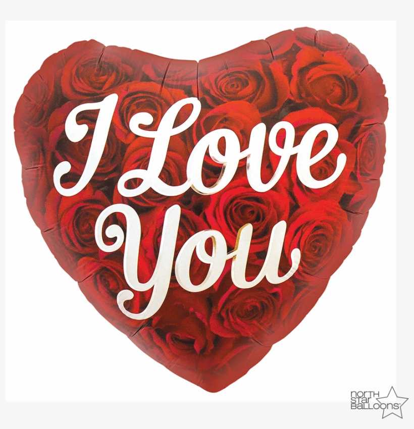 I Love You Roses 18 In*, transparent png