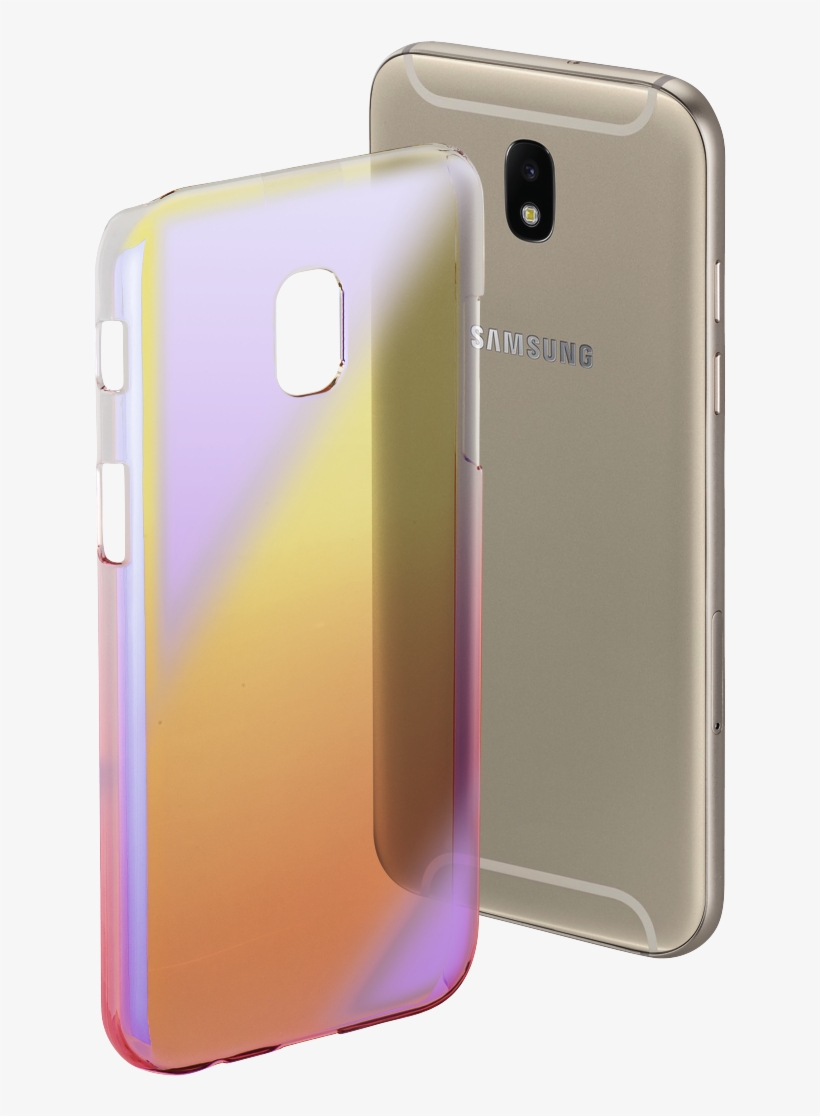"mirror" Cover For Samsung Galaxy J7 , Yellow/pink - Hama Cover Mirror Für Samsung Galaxy J3 (2017), Gelb/blau, transparent png