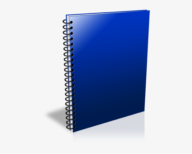 Spiral Ebook Blue - Folder Book, transparent png