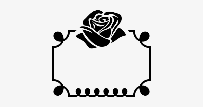 Rose Flower Ornament On Top Of A Frame Vector - Live '76 (cd, Boxed Set), transparent png