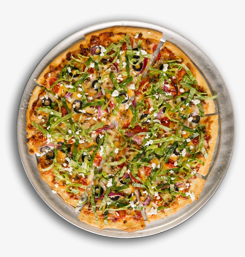 Spicy Taco Pizza - Pizza, transparent png