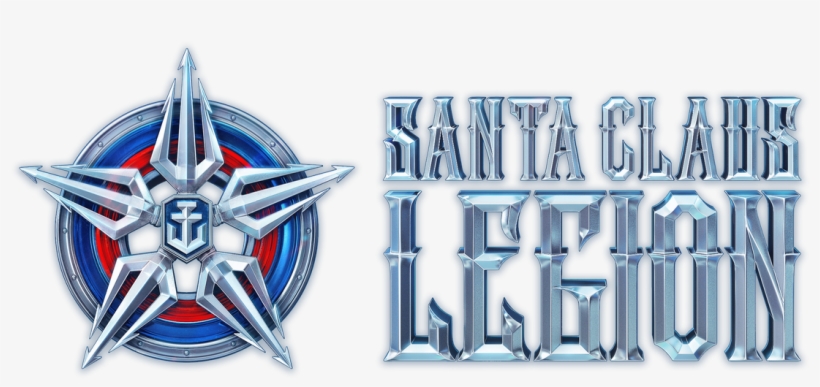 The Legion Arrives 21/12/2017 @ - World Of Warships Santa Claus Legion Logo, transparent png