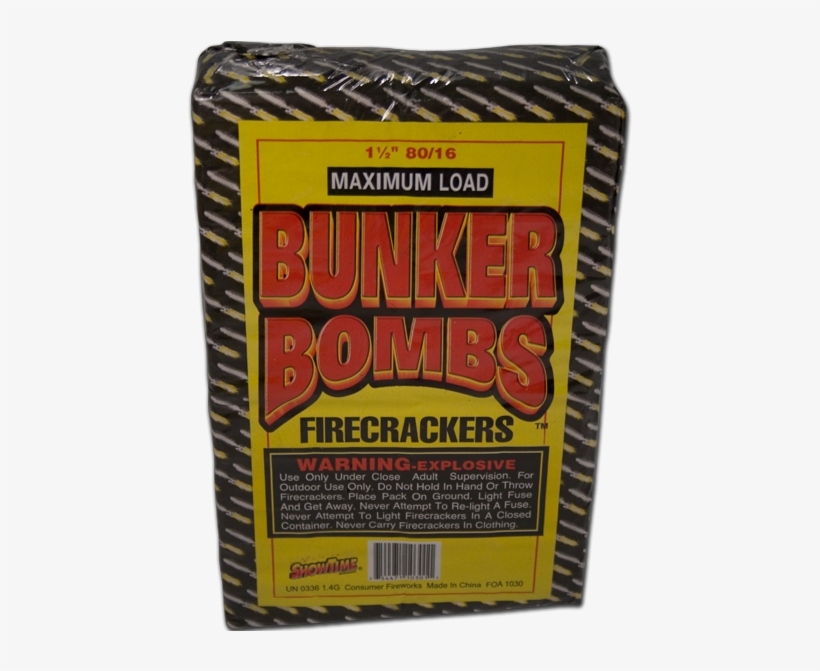 Bunker Bomb Firecrackers - Fireworks, transparent png