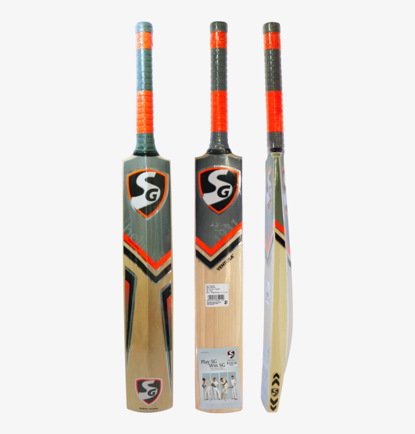Sg Ventura Kashmir Willow Cricket Bat - Sg Cobra Max English Willow Cricket Bat, Short Handle, transparent png
