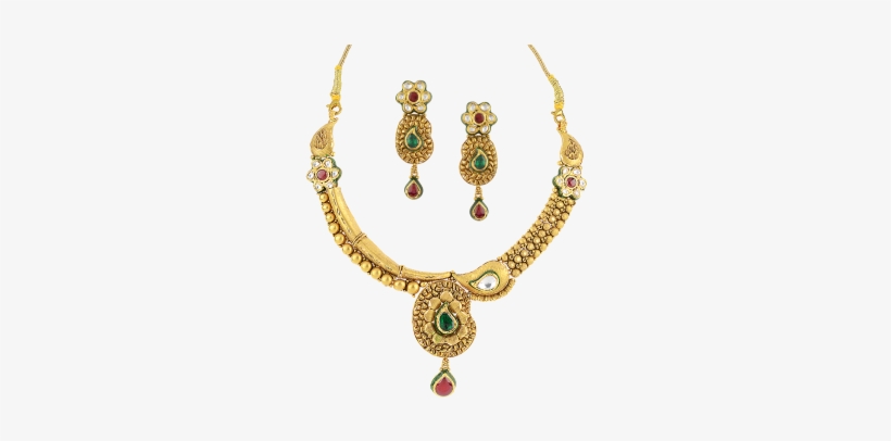 Orra Gold Set Necklace - Gold Necklace Set Latest Design, transparent png
