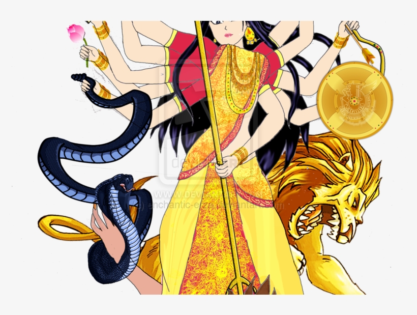 Hd Durga Ma Png, transparent png