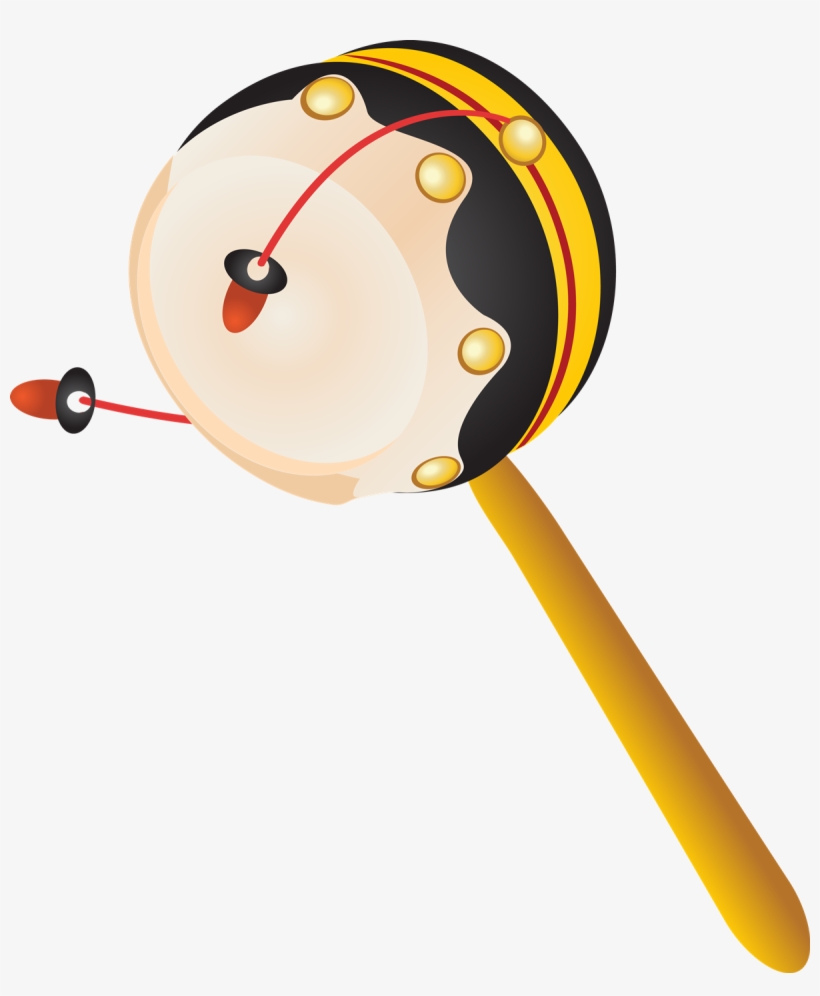 Clipart Lord - Chinese Rattle Drum Clip Art, transparent png