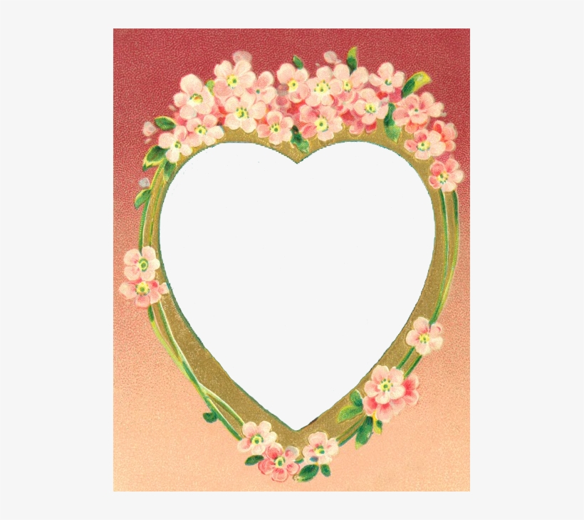 Valentine Free Png Image Pink Heart Frame From Leaping - Android Application Package, transparent png