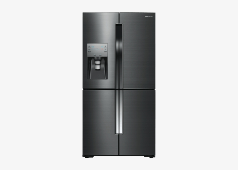 Samsung Srf Cdbls L - Samsung 719l French Door Fridge Black, transparent png