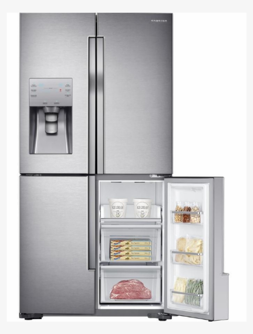Samsung Rf56j9040sr American Fridge Freezer - American Style Fridge Freezer, transparent png