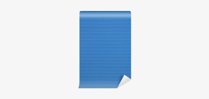 Blue Corrugated Color Paper Background Wall Mural • - Electric Blue, transparent png