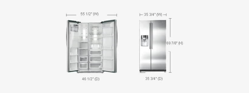 Samsung Refrigerator Not Cooling - Samsung Refrigerator Shelf Placement, transparent png