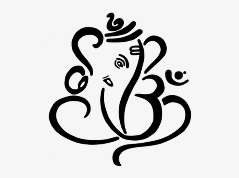 Download Transparent Ganesh Image In Black And White PNGkit