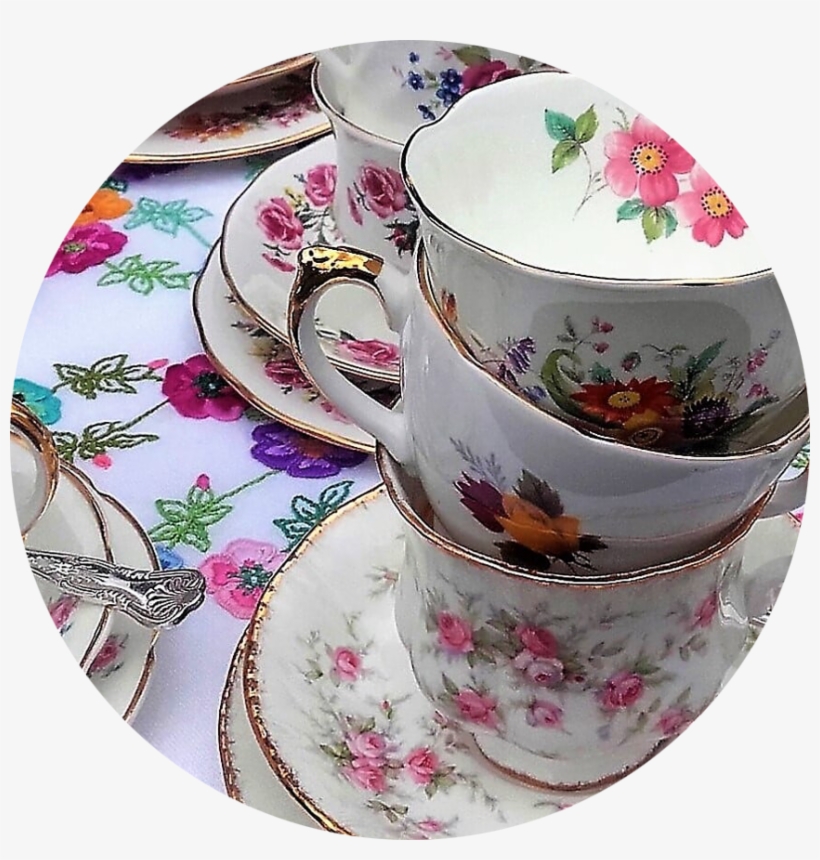 Crockery Hire - Joyously Vintage, transparent png