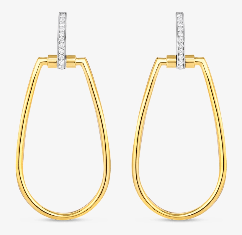 Dog Bone Chain Necklace With Diamond Stations - Earrings, transparent png