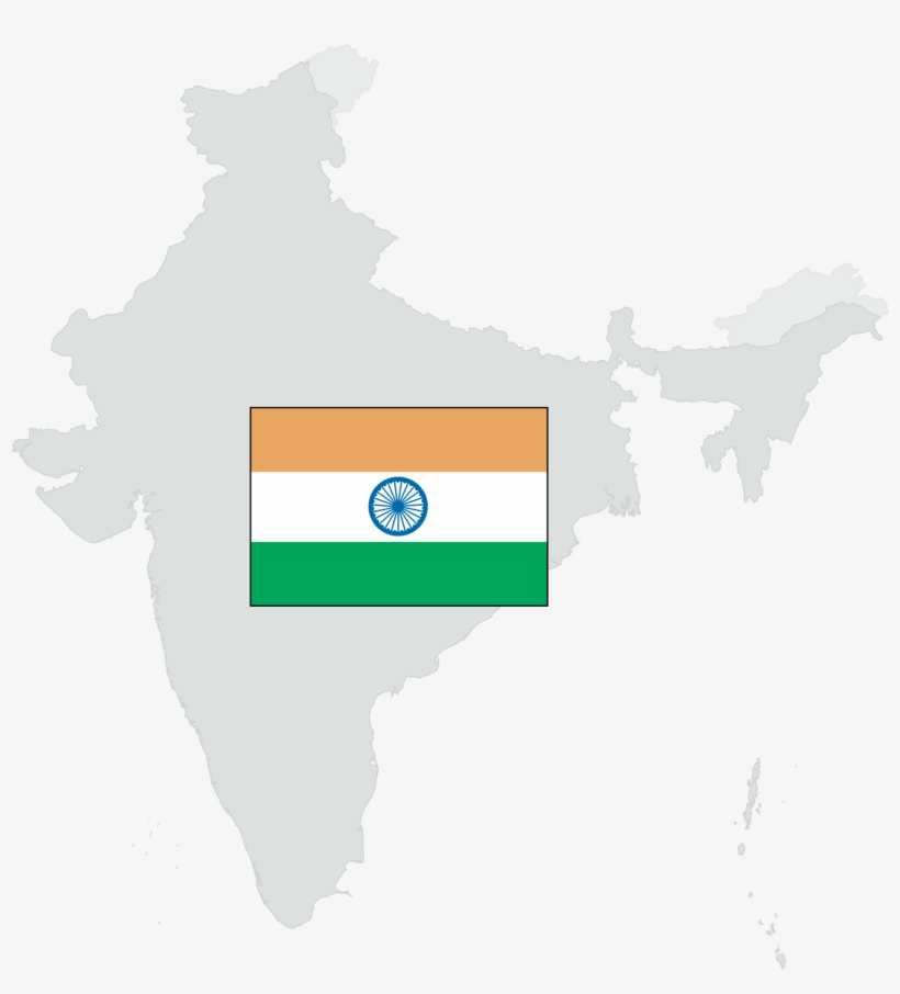 7 Co2 Metric Tons - India Map Clip Art, transparent png