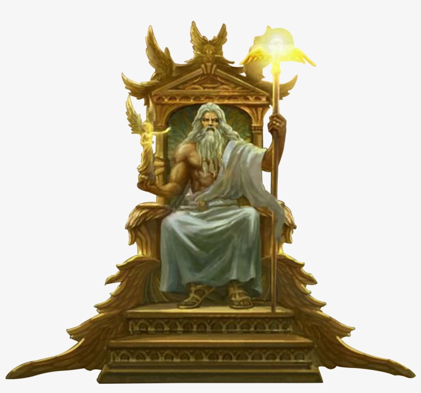 Diety Statue Png - 宙斯 希腊 神话, transparent png