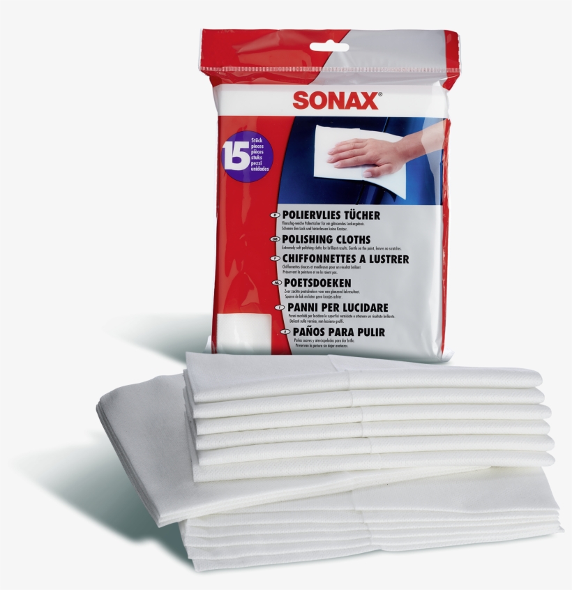 Sonax Polishing Cloths - Sonax Polishing Cloths (15 Pack), transparent png