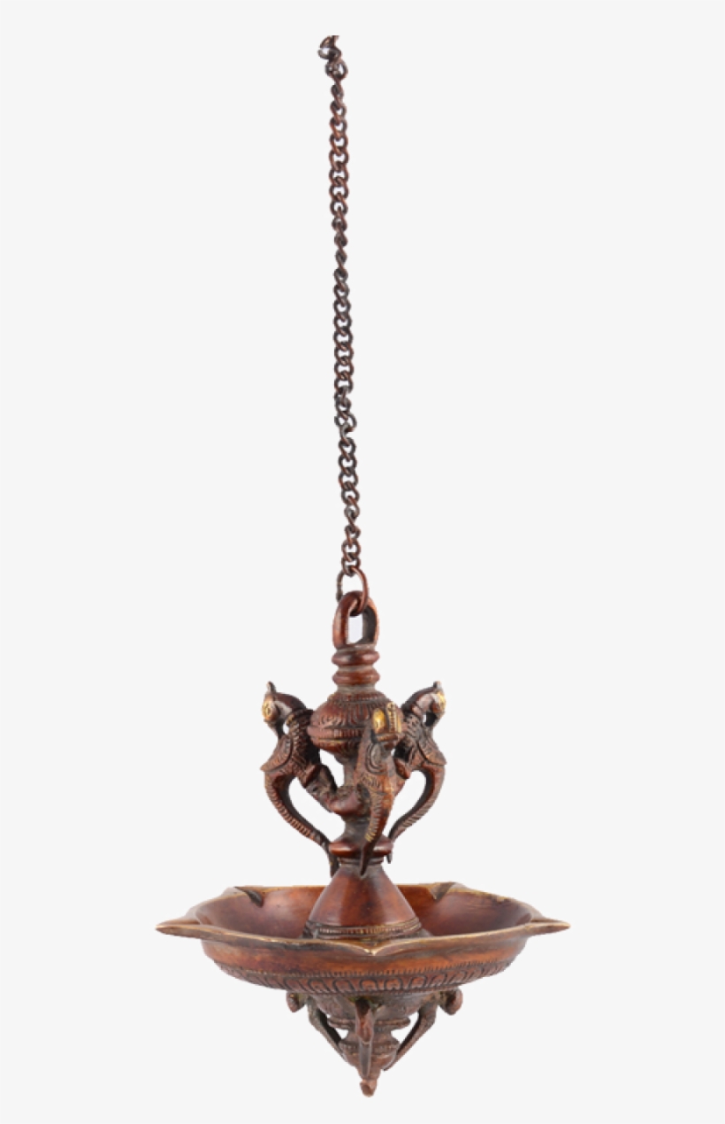 Hanging Diya Png - Brass, transparent png