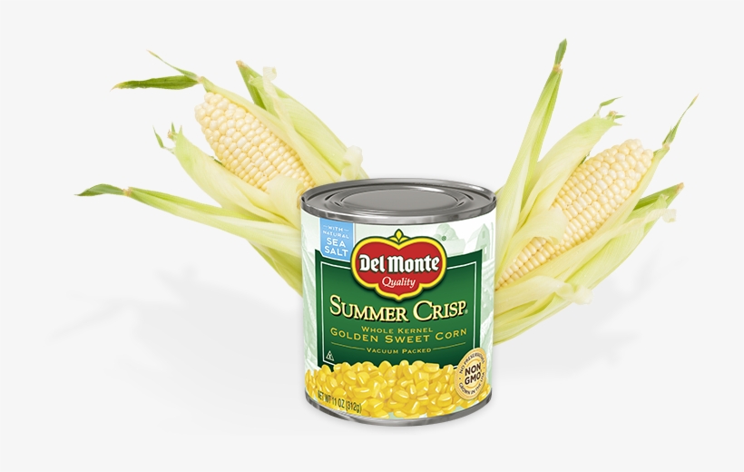 Summer Crisp® Whole Kernel Corn - Del Monte Summer Crisp Golden Sweet Corn, Whole Kernel, transparent png