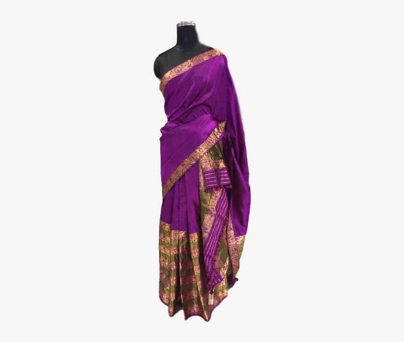 Image Result For Black Mekhela Sador Indian Wear, Indian - Sari, transparent png