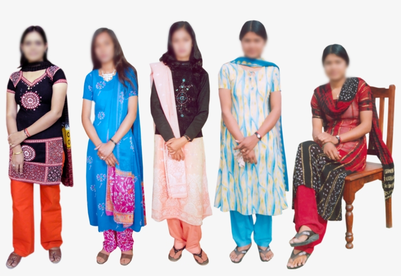 Punjabi Dress For Ladies - Silk, transparent png