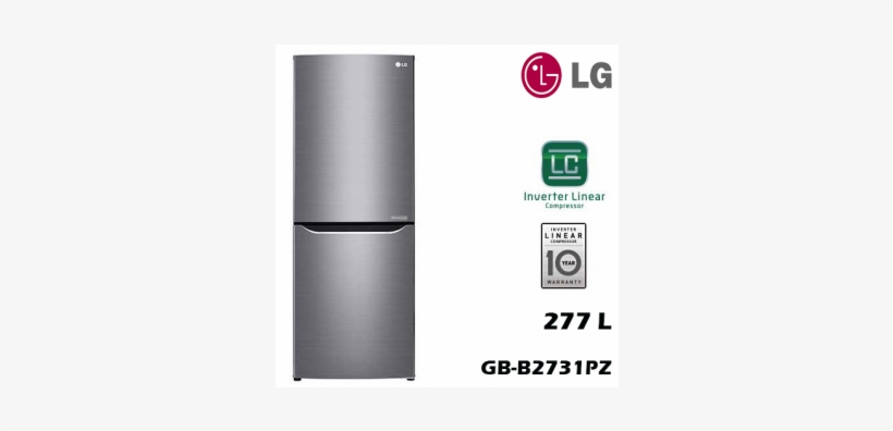 Lg Gbb530nsqfe Freestanding Fridge Freezer Premium, transparent png