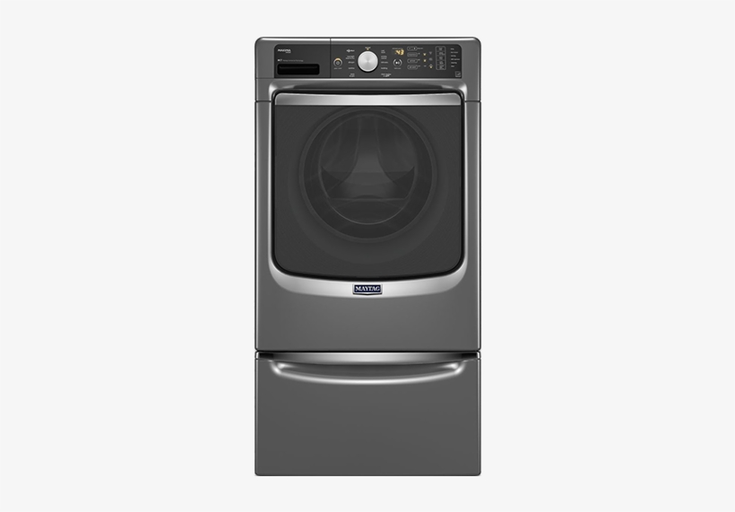Laundry - Maytag Maxima 5.2 Cu. Ft. Front Load Steam Washer With, transparent png
