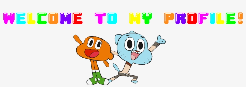 Welcome - Amazing World Of Gumball, transparent png