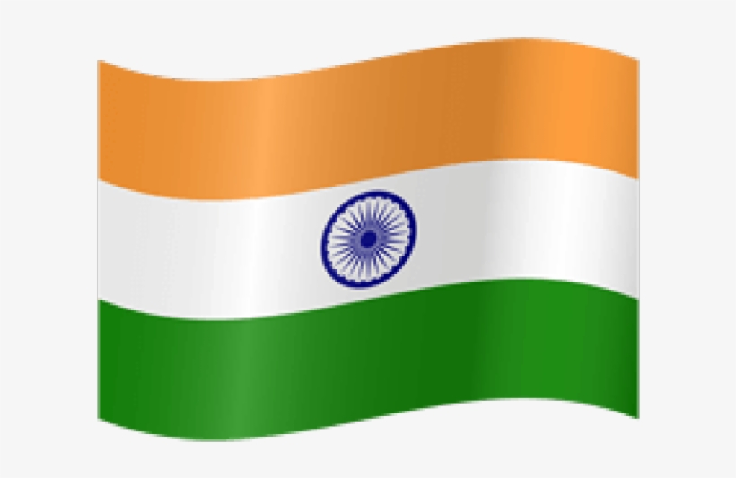 India Flag Waving Png, transparent png