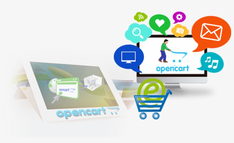 Opencart Website Development, transparent png