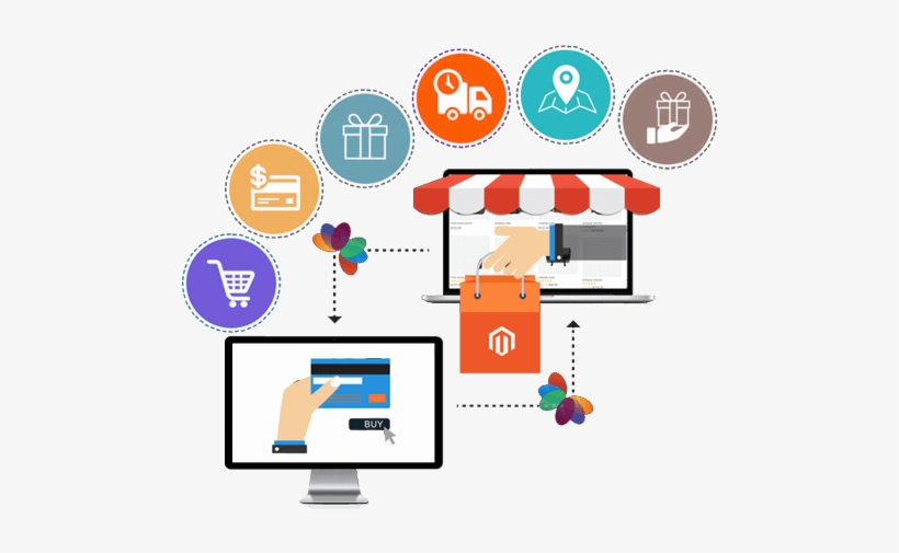 Magento Ecommerce Development France, Magento Development - Online Shopping Clipart, transparent png