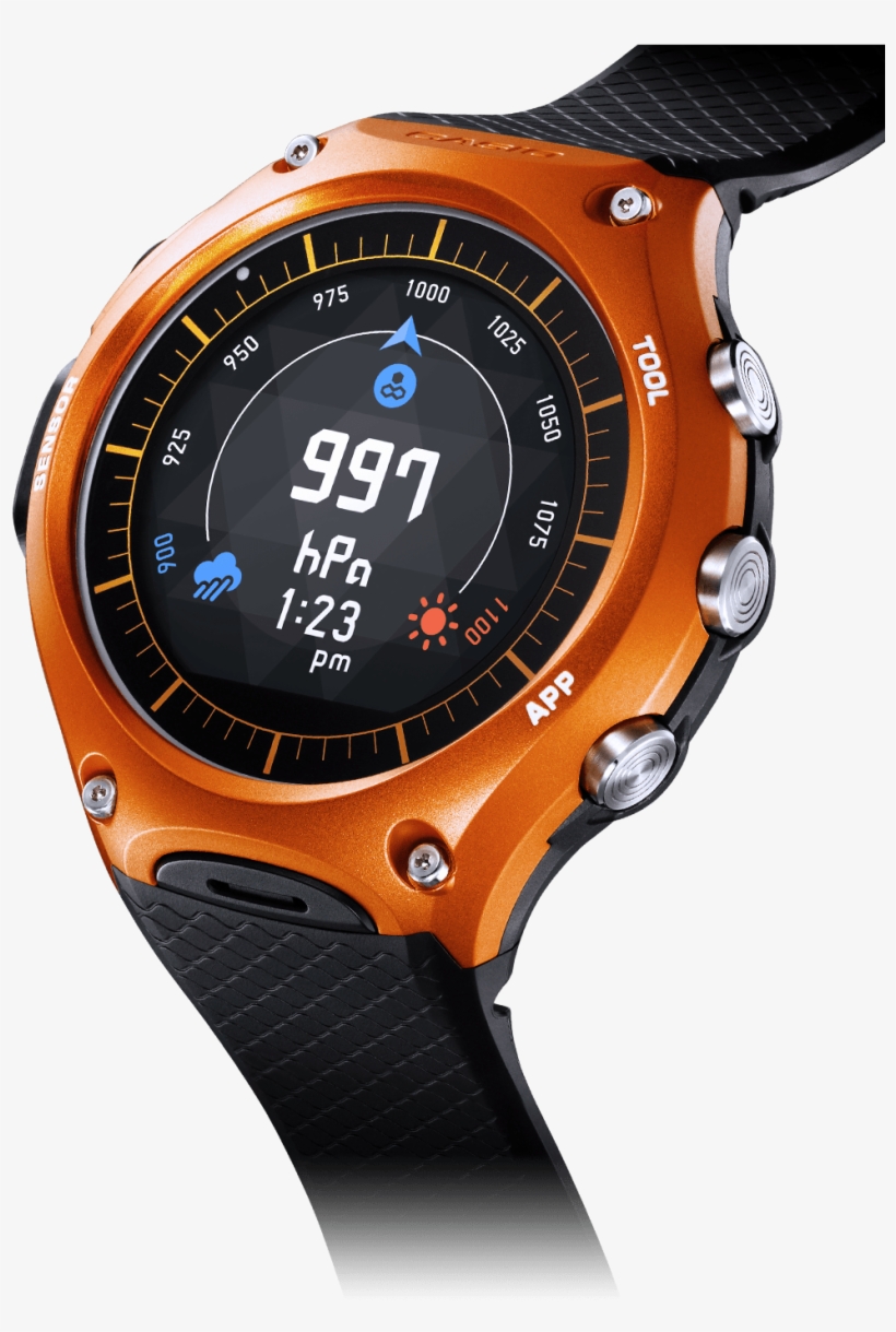 Smart Outdoor Watch - Casio Digital Multi-colour Dial Unisex Smart Watch-sw002, transparent png