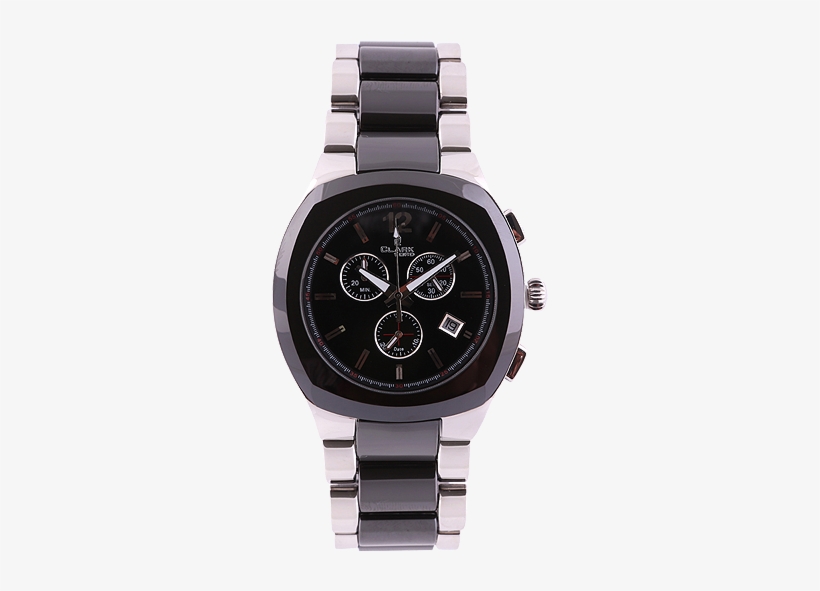 Clarkford Ceramic Dial Watch Black - Clark Ford Watch, transparent png