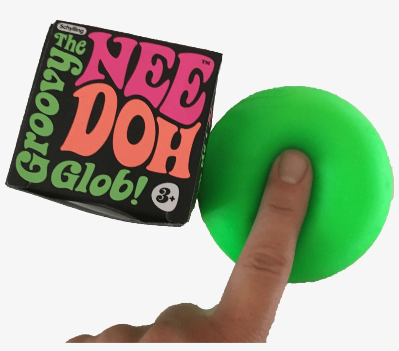 Nee Doh Groovy Glob Glow In The Dark - Games, transparent png
