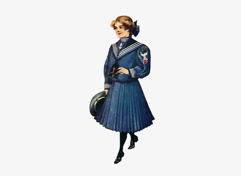 1905 Edwardian Fashion Girl's Dress - Edwardian Girls Dreases, transparent png